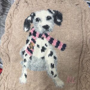 Ralph Lauren Tan Kids Bag with Dalmatian Design backpack 🎒